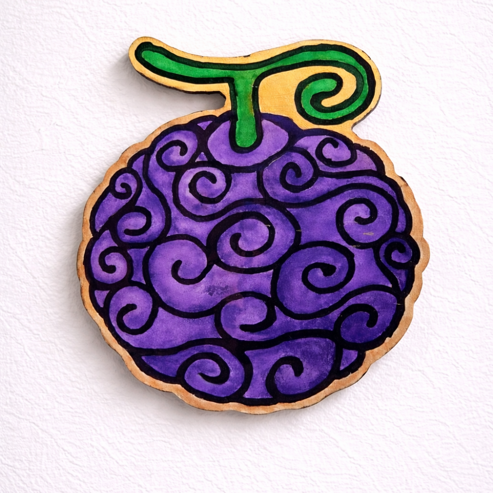 Cadre – Gomu Gomu no Mi (Luffy) –Fruit du Démon – Finition résine